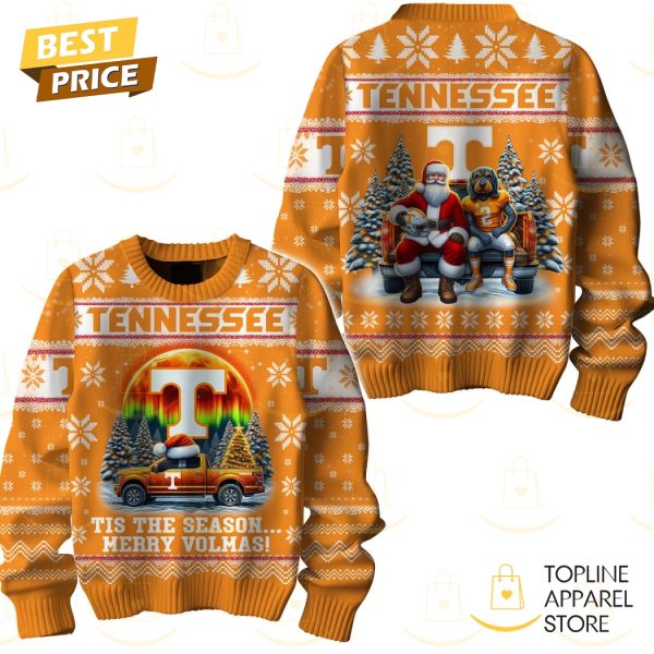 Tennessee Volunteers Tis The Season Merry Volmas Sweater