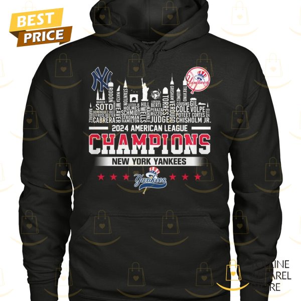 2024 American League Champions New York Yankees Logo Unisex T-Shirt