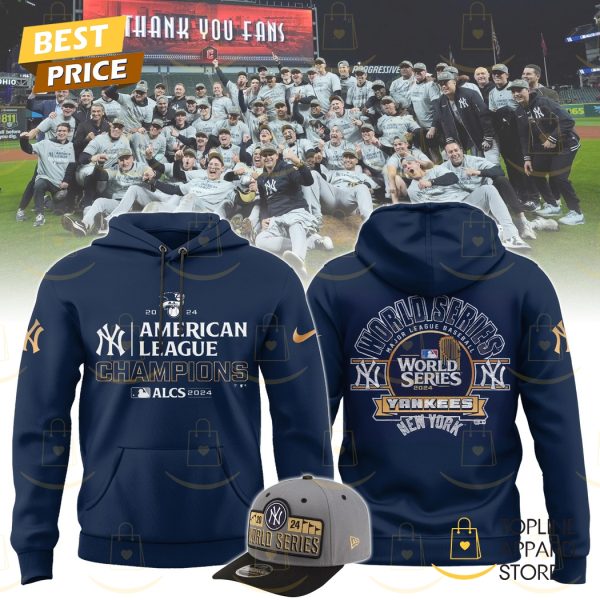 New York Yankees American League Champions 2024 Hoodie