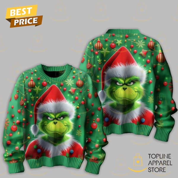 The Grinch Merry Christmas Sweater – Green