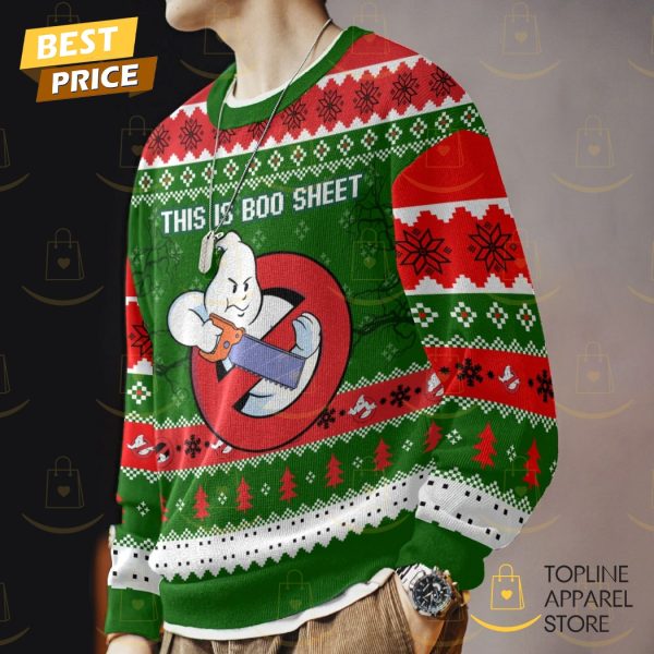 Ghostbusters -This Is Boo Sheet Christmas Sweater