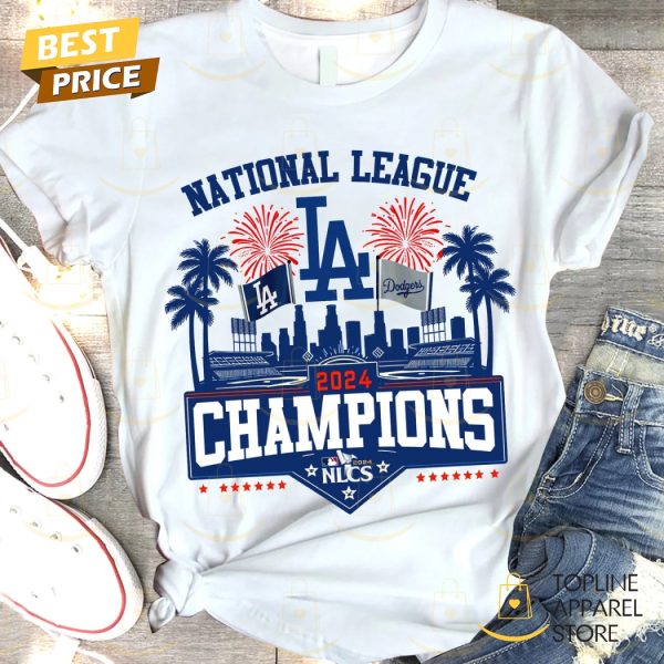 National League Champions 2024 Los Angeles Dodgers Unisex T-Shirt