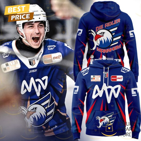 2024 Adler Mannheim Design Hoodie – Blue