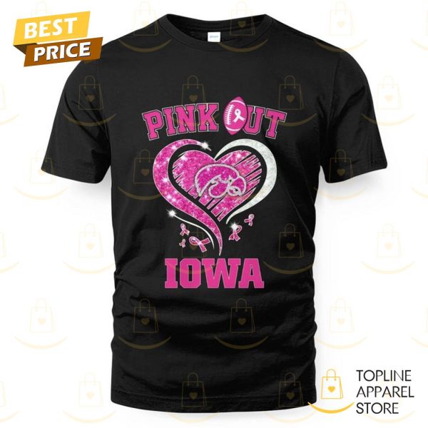 Iowa Hawkeyes Pink Out Unisex T-Shirt