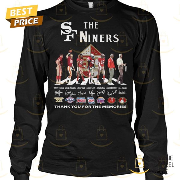 The San Francisco 49ers Niners 80 Years Signature Thank You For The Memories Unisex T-Shirt