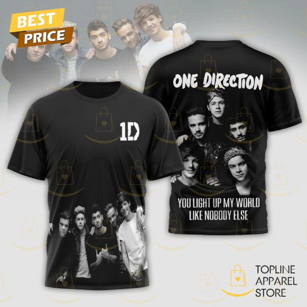 One Direction – You Light Up My World Like Nobody Else 3D T-Shirt