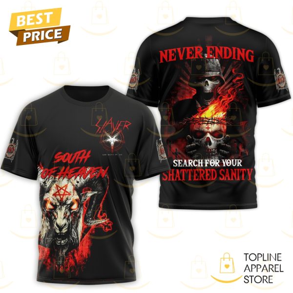 Slayer – South Of Heaven 3D T-Shirt