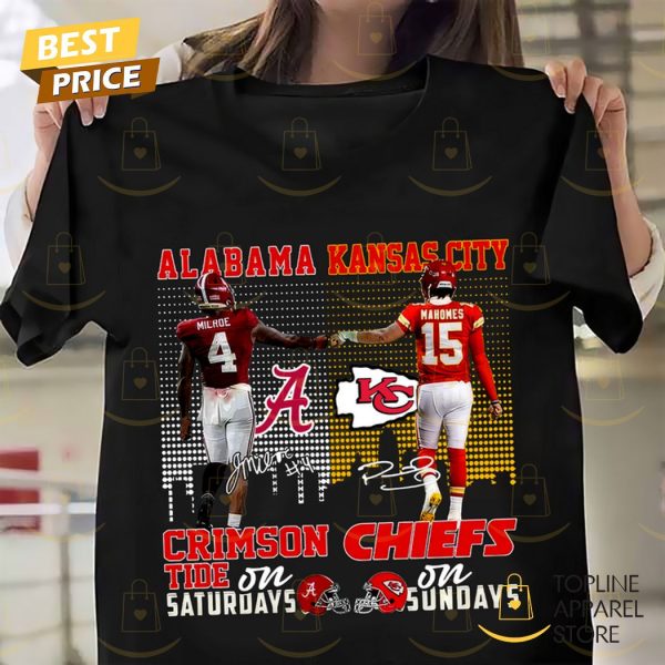 Alabama Crimson Tide x Kansas City Chiefs Signature Unisex T-Shirt