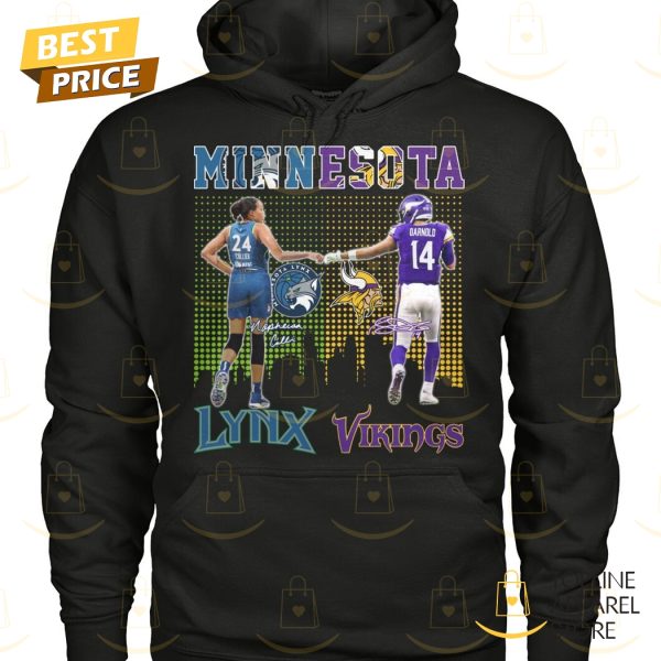 Minnesota Lynx x Minnesota Vikings Signature Unisex T-Shirt