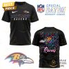 Arizona Cardinals Crucial Catch Intercept Cancer 3D T-Shirt