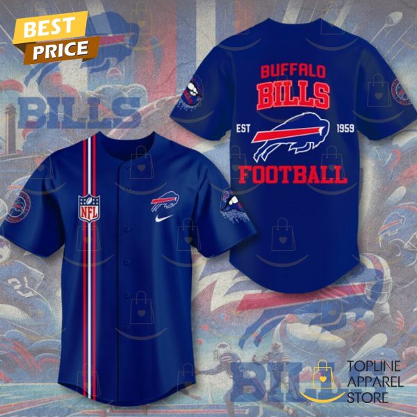 Buffalo Bills Football Est 1959 Baseball Jersey