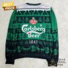 Carlsberg Beer 1847 Xmas Ugly Christmas Sweater Unique and sober