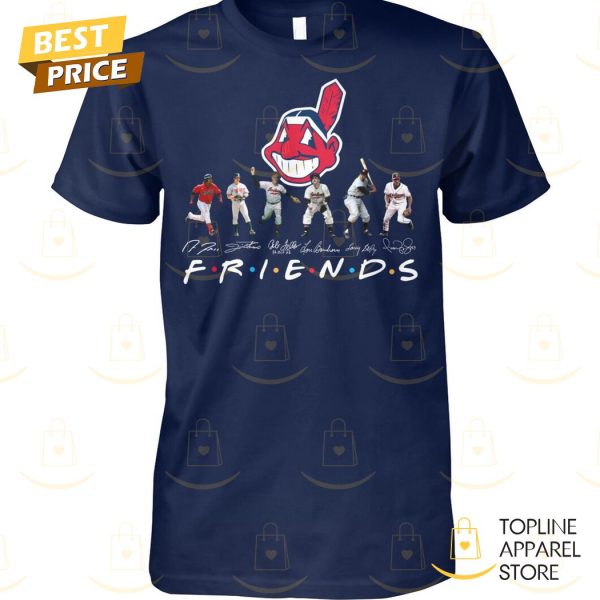 Cleveland Guardians Friends Signature Unisex T-Shirt