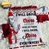 corona extra beer grinch i will drink here or there i will drink everywhere ugly christmas holiday sweater 3 uKb34.jpg