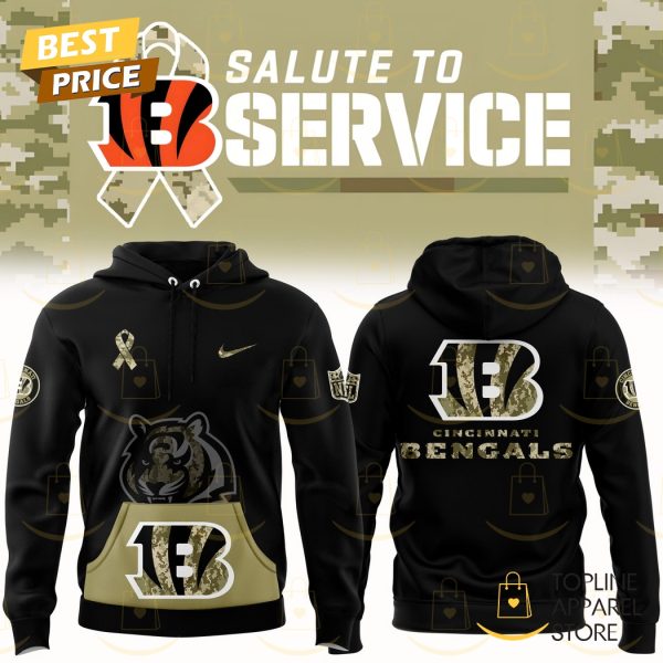 Cincinnati Bengals 2024 Salute To Service Hoodie