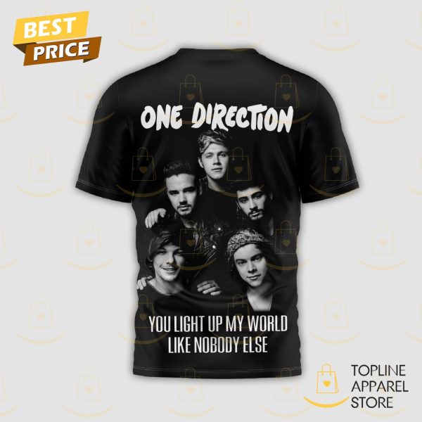 One Direction – You Light Up My World Like Nobody Else 3D T-Shirt