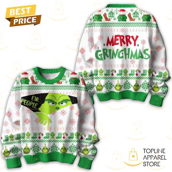 Ew People Merry Grinchmas Sweater