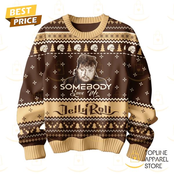 Jelly Roll Somebody Save Me Sweater