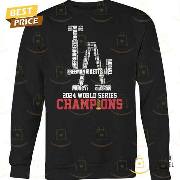 Los Angeles Dodgers 2024 Champions World Series Unisex T-Shirt