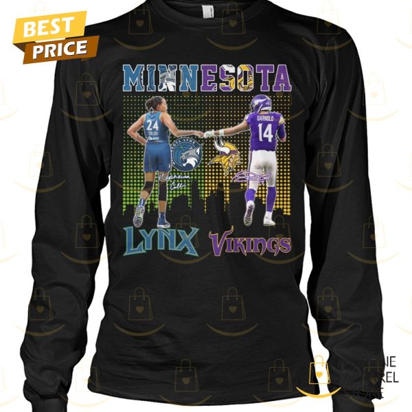 Minnesota Lynx x Minnesota Vikings Signature Unisex T-Shirt