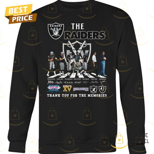 The Las Vegas Raiders Signature Thank You For The Memories Unisex T-Shirt