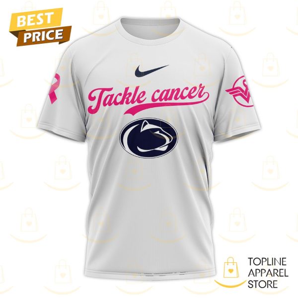 Tackle Cancer Her Fight Is Our Fight Penn State Nittany Lions 3D T-Shirt