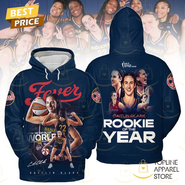 Indiana Fever Caitlin Clark Rookie Of The Year Signature Hoodie