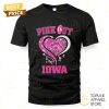 Iowa Hawkeyes Pink Out Unisex T Shirt Impressive picture.