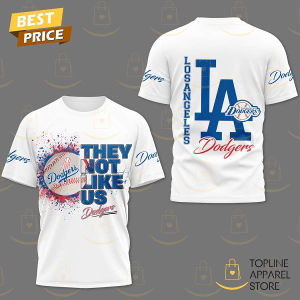 Los Angeles Dodgers – They Not Like Us 3D T-Shirt