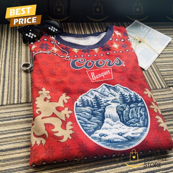 Coors Banquet Reindeer Xmas Christmas Sweater