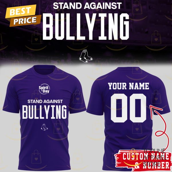 Personalized Stand Against Bullying – Spirit Day Boston Red Sox 3D T-Shirt