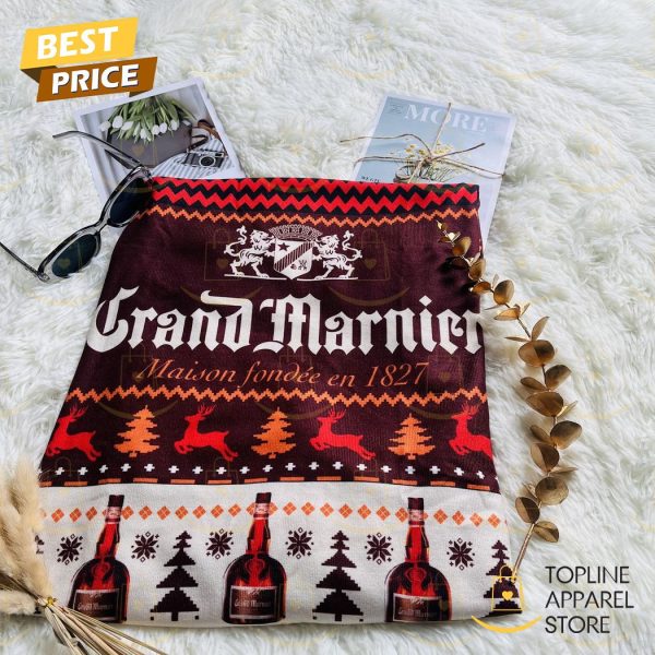 Grand Marnier Wine Ugly Christmas Sweater