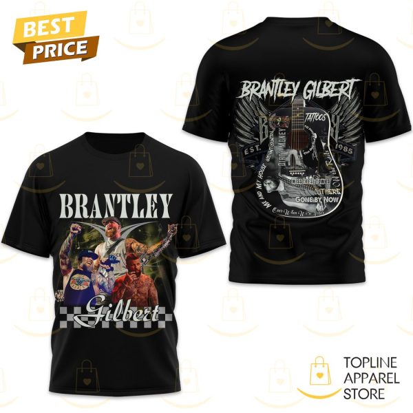 Brantley Gilbert Off The Rails Tour 2024 3D T-Shirt