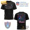 Jacksonville Jaguars Crucial Catch Intercept Cancer 3D T-Shirt