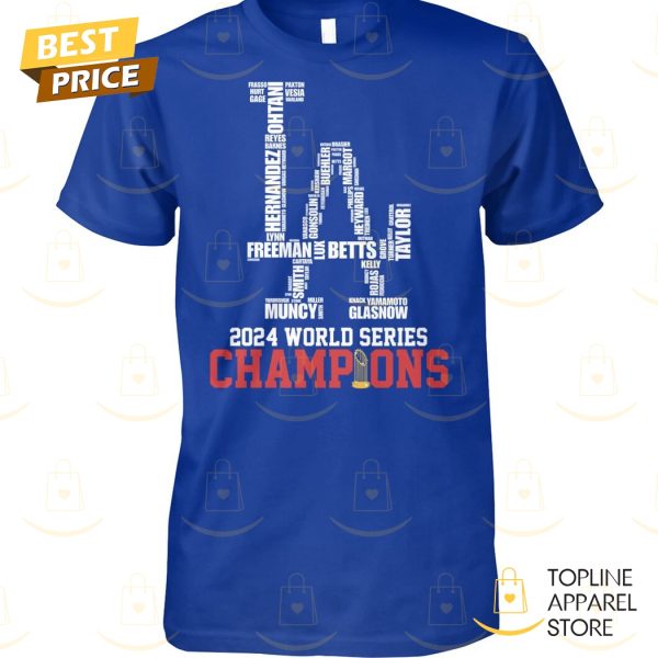 Los Angeles Dodgers 2024 Champions World Series Unisex T-Shirt