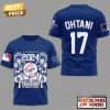 Los Angeles Dodgers 2024 National League Champions Shohei Ohtani 3D T-Shirt – White