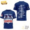 National League Champions 2024 Los Angeles Dodgers 3D T-Shirt