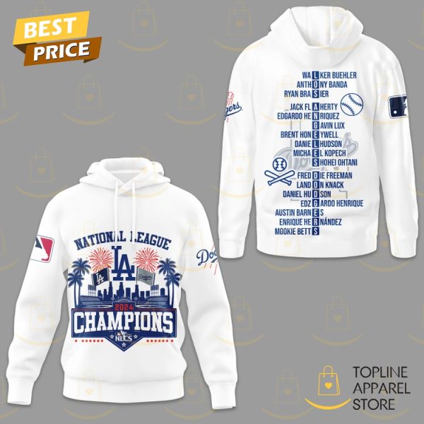 National League Champions 2024 Los Angeles Dodgers Hoodie