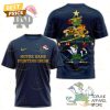 Notre Dame Fighting Irish Merry Christmas Fighting Irish Fans 2024 3D T-Shirt – White