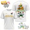 Notre Dame Fighting Irish Merry Christmas Fighting Irish Fans 2024 3D T-Shirt – Blue