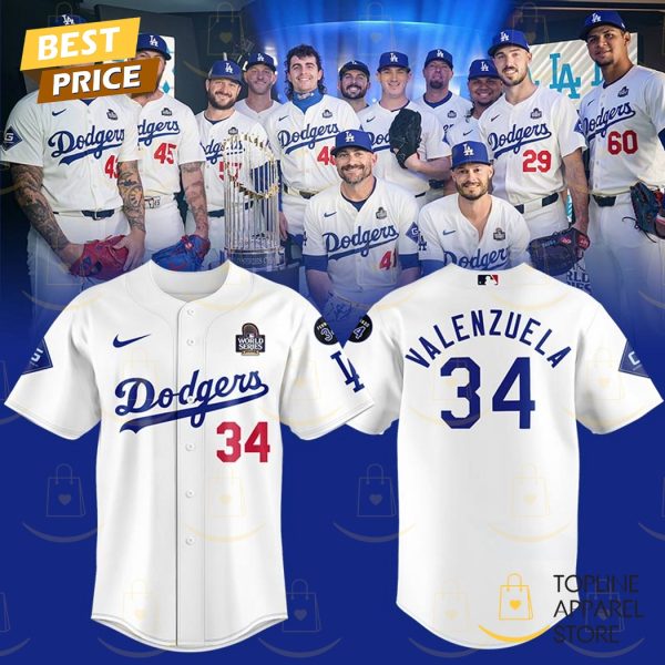 Los Angeles Dodgers 2024 Fernando Valenzuela Baseball Jersey