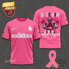 Oklahoma Sooners – Pink Out Tackle Breast Cancer Booner Sooner 3D T-Shirt