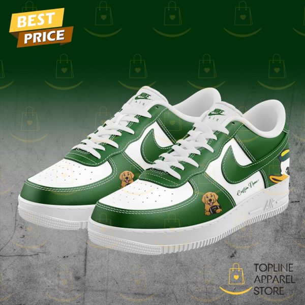 Personalized Ben Herbstreit x Oregon Ducks Air Force 1 – Green