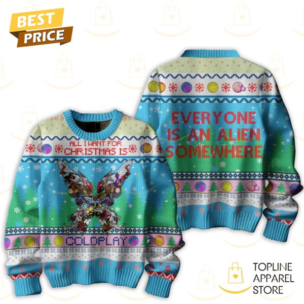 Coldplay – Everyone Is An Alien Somewhere Sweater