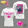 Penn State Nittany Lions Your Fight Is Our Fight Tackle Cancer 3D T-Shirt – Black