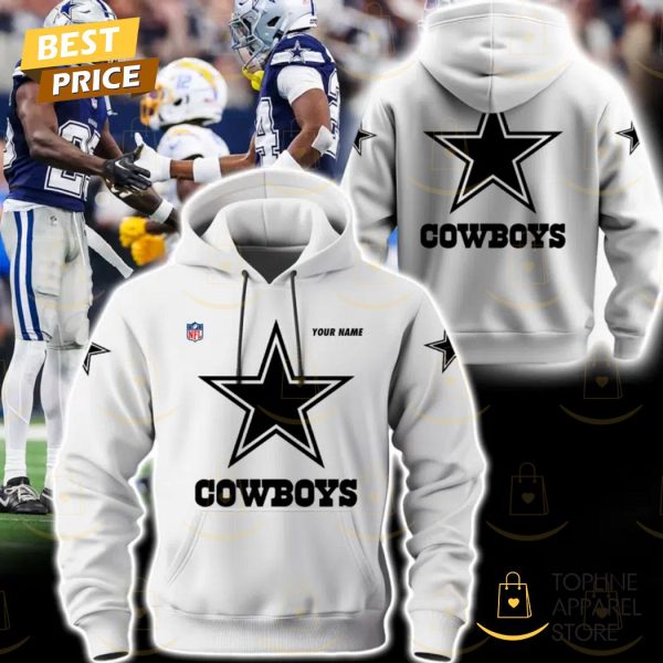 Personalized 2024 Dallas Cowboys Design Hoodie – White