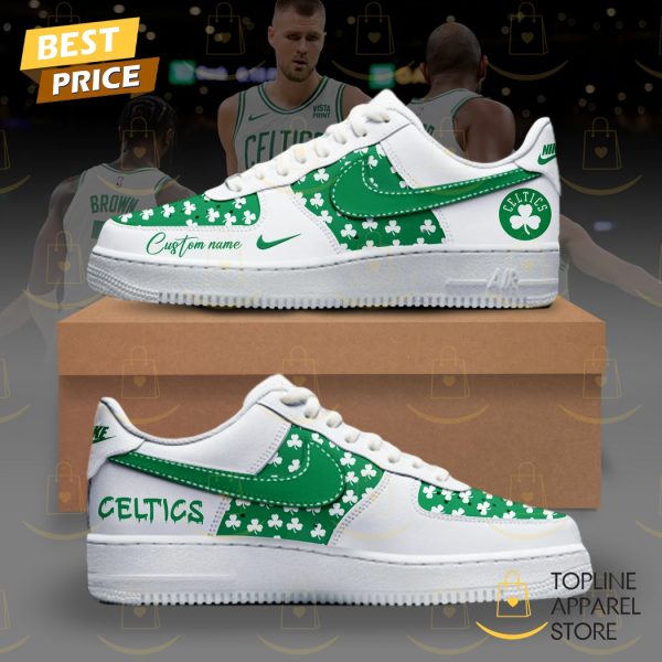 Personalized Boston Celtics Air Force 1