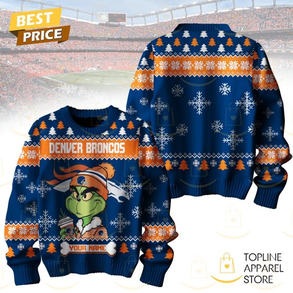 Personalized Denver Broncos Sweater