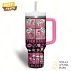 personalized horror in october we wear pink thug life tumbler with handle and straw 2 ToCK7.jpg