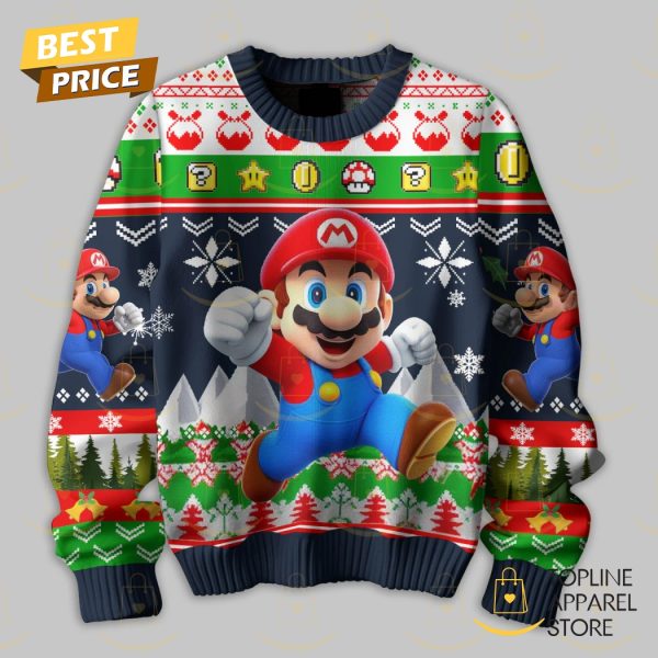 Super Mario Merry Christmas Sweater